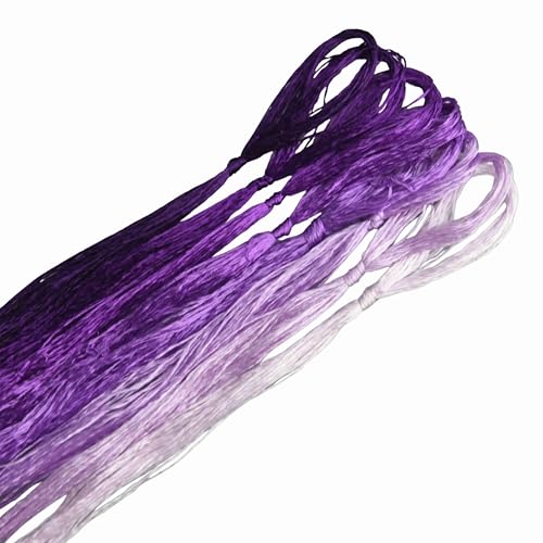 MINGGUXIUYI Maulbeerseide Stickgarn – Seidenfäden für Kreuzstich, chinesische Seide zum Weben, DIY-Schmuck & Handarbeitssets (95) von MINGGUXIUYI