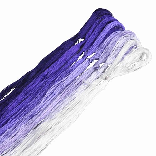MINGGUXIUYI Maulbeerseide Stickgarn – Seidenfäden für Kreuzstich, chinesische Seide zum Weben, DIY-Schmuck & Handarbeitssets (96) von MINGGUXIUYI