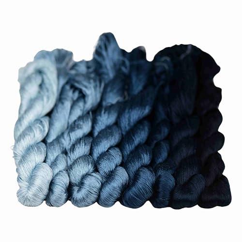 MINGGUXIUYI Natürliches 100% Seidengarn, handgefertigtes Stickgarn, Seidenstickgarn (13) von MINGGUXIUYI