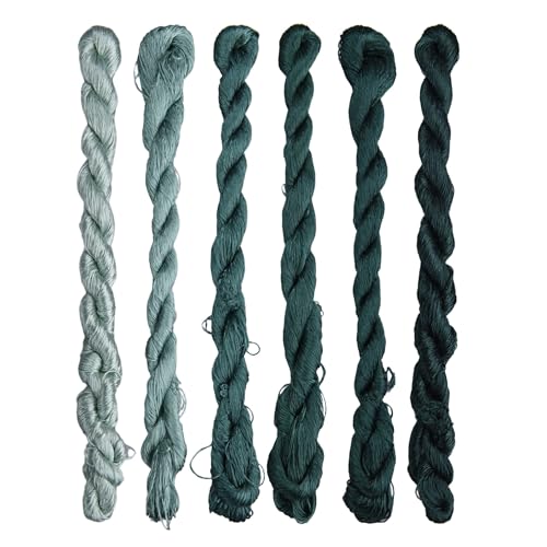 MINGGUXIUYI Natürliches 100% Seidengarn, handgefertigtes Stickgarn, Seidenstickgarn (52) von MINGGUXIUYI
