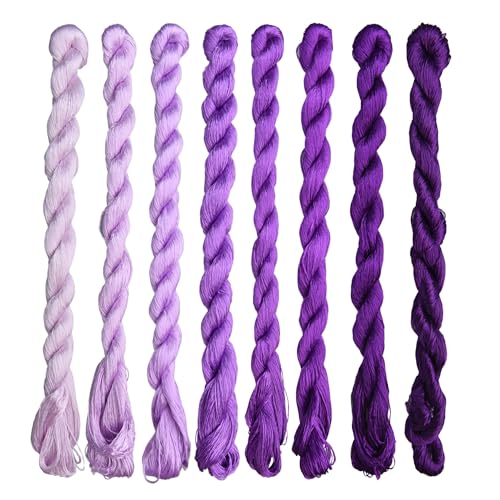 MINGGUXIUYI Natürliches 100% Seidengarn, handgefertigtes Stickgarn, Seidenstickgarn (95) von MINGGUXIUYI