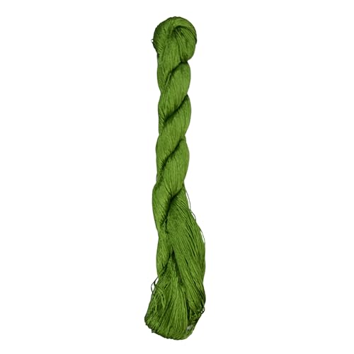 MINGGUXIUYI Natürliches Garn aus 100 % Maulbeerseide, handgefertigtes Stickgarn (04) (4, 440 m) von MINGGUXIUYI