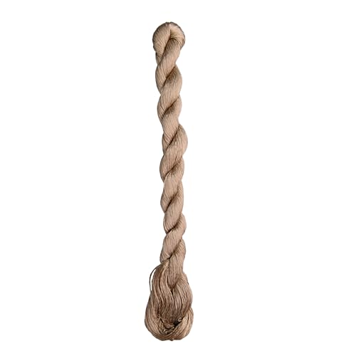 MINGGUXIUYI Natürliches Garn aus 100 % Maulbeerseide, handgefertigtes Stickgarn (105) (4, 110 m) von MINGGUXIUYI