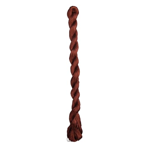 MINGGUXIUYI Natürliches Garn aus 100 % Maulbeerseide, handgefertigtes Stickgarn (117) (6, 110 m) von MINGGUXIUYI