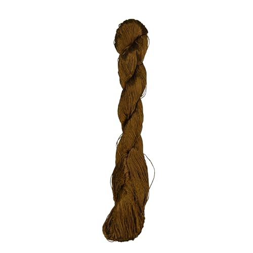 MINGGUXIUYI Natürliches Garn aus 100 % Maulbeerseide, handgefertigtes Stickgarn (21) (7, 440 m) von MINGGUXIUYI