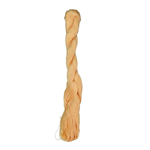 MINGGUXIUYI Natürliches Garn aus 100 % Maulbeerseide, handgefertigtes Stickgarn (27) (3, 440 m) von MINGGUXIUYI