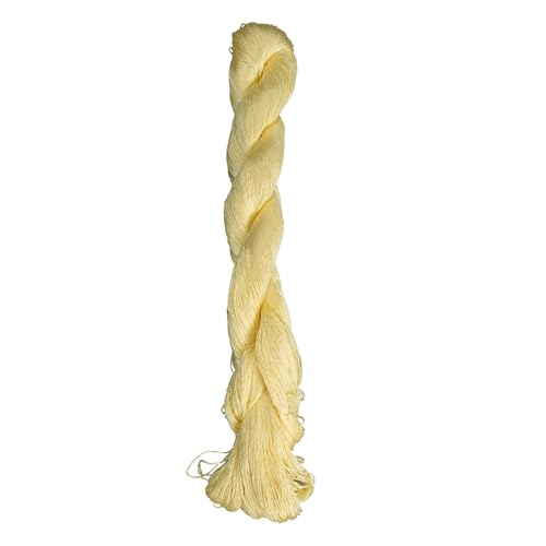 MINGGUXIUYI Natürliches Garn aus 100 % Maulbeerseide, handgefertigtes Stickgarn (51) (1, 440 m) von MINGGUXIUYI
