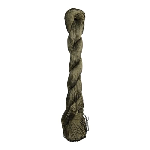 MINGGUXIUYI Natürliches Garn aus 100 % Maulbeerseide, handgefertigtes Stickgarn (67) (4, 440 m) von MINGGUXIUYI