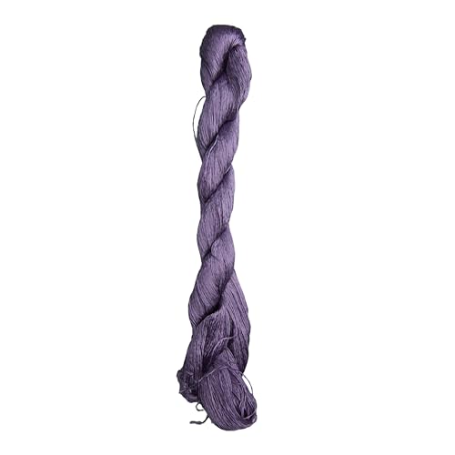 MINGGUXIUYI Natürliches Garn aus 100 % Maulbeerseide, handgefertigtes Stickgarn (74) (4, 440 m) von MINGGUXIUYI