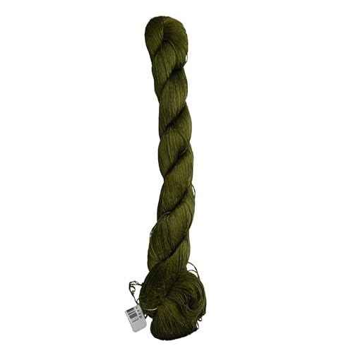 MINGGUXIUYI Natürliches Garn aus 100 % Maulbeerseide, handgefertigtes Stickgarn (77) (5, 440 Meter) von MINGGUXIUYI
