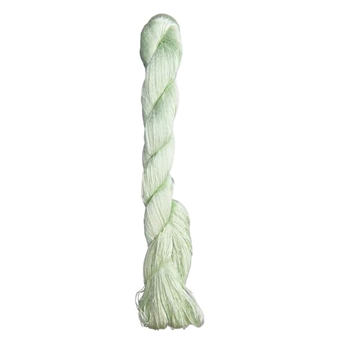 MINGGUXIUYI Natürliches Garn aus 100 % Maulbeerseide, handgefertigtes Stickgarn (91) (1, 440 m) von MINGGUXIUYI