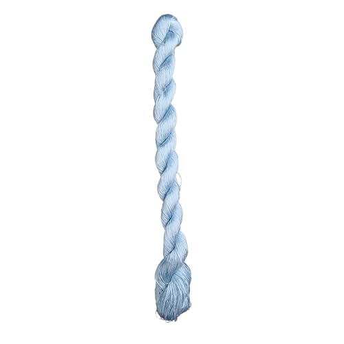 MINGGUXIUYI Natürliches Garn aus 100 % Maulbeerseide, handgefertigtes Stickgarn aus Seide (118), 110 m von MINGGUXIUYI