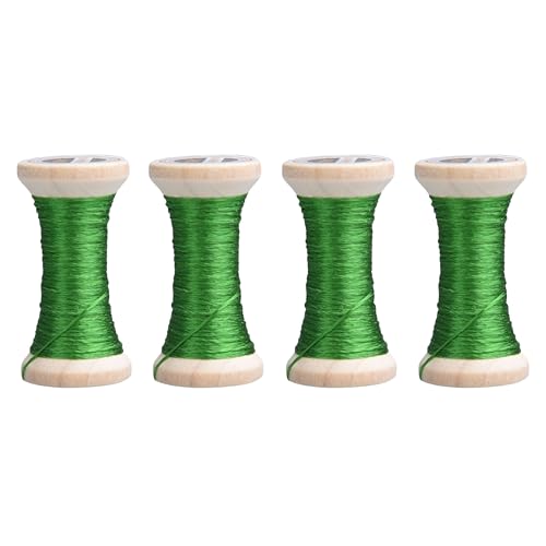 MINGGUXIUYI Stickgarn, 100 % Maulbeerseide, handgefärbt, Stickgarn, 4 Spulen je 22 Meter (01–5) von MINGGUXIUYI