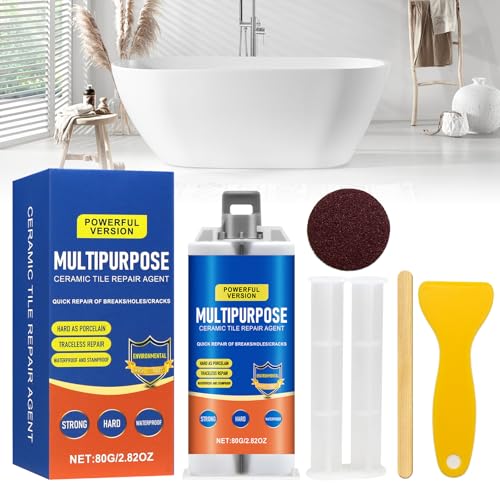 MINGRUO Repair Paste, Fliesenreparaturset Weiß, Wasserdichtes Emaille Reparatur Set, Badewannen Reparaturset Weiß, Badewannen Reparaturset Acryl, Wasserdichtes Emaille Reparatur Set MINGRUO Repair Paste, Fliesenreparaturset Weiß, Wasserdichtes Emaille Reparatur Set, Badewannen Reparaturset Weiß, Badewannen Reparaturset Acryl, Wasserdichtes Emaille Reparatur Set von MINGRUO