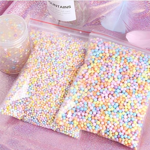 MINGZE 50G mehrfarbige Schaumkunststoffkugel, verwendet für DIY und Slime Produkte, Bastelschaum Ball, verwendet für Kinder DIY und Handwerk Dekoration, Heimdekoration, Hochzeit und Party Dekoration. MINGZE 50G mehrfarbige Schaumkunststoffkugel, verwendet für DIY und Slime Produkte, Bastelschaum Ball, verwendet für Kinder DIY und Handwerk Dekoration, Heimdekoration, Hochzeit und Party Dekoration. von MINGZE