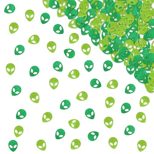 120 Stück Alien Konfetti Alien Kopf Papier Streuung Grün Glitzer UFO Party Tischdekoration für Jungen Geburtstag Weltraum Thema Geburtstag Babyparty Party Supplies 120 Stück Alien Konfetti Alien Kopf Papier Streuung Grün Glitzer UFO Party Tischdekoration für Jungen Geburtstag Weltraum Thema Geburtstag Babyparty Party Supplies von MINIYEYE