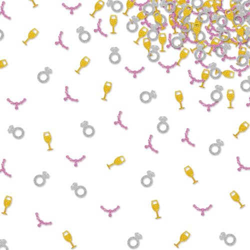 120pcs Perlen und Prosecco Junggesellinnenabschied Konfetti Perlen Prosecco Party Dekoration Silber Glitzer Diamant Ring Tischstreuung Brautdusche Hochzeit Party Dekoration 120pcs Perlen und Prosecco Junggesellinnenabschied Konfetti Perlen Prosecco Party Dekoration Silber Glitzer Diamant Ring Tischstreuung Brautdusche Hochzeit Party Dekoration von MINIYEYE