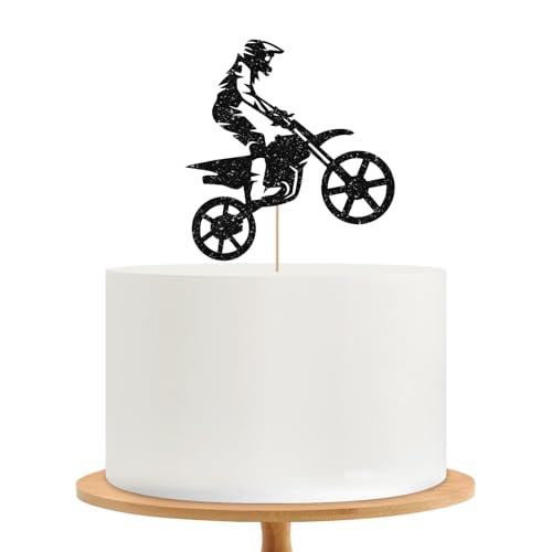 Dirt-Bike-Kuchenaufsatz, Motorrad-Rennen, Geburtstagskuchendekoration, goldener Glitzer, Dirt-Bike-Kuchenaufsatz für Babyparty, Sport, Motocross-Thema, Geburtstagsparty-Dekoration Dirt-Bike-Kuchenaufsatz, Motorrad-Rennen, Geburtstagskuchendekoration, goldener Glitzer, Dirt-Bike-Kuchenaufsatz für Babyparty, Sport, Motocross-Thema, Geburtstagsparty-Dekoration von MINIYEYE