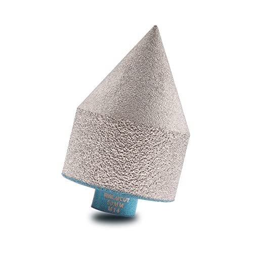 MINLAYCUT Diamant Fasenbits 50mm Diamant Fingerfräser zum Vergrößern Löcher in Fliesen Porzellan Marmor Keramik Granit von MINLAYCUT