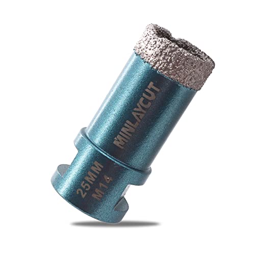 MINLAYCUT Diamant Fliesenbohrer 25mm M14 Diamant Lochsäge Fliesen für Porzellan Fliese Keramik Granit Marmor Trockenbohren MINLAYCUT Diamant Fliesenbohrer 25mm M14 Diamant Lochsäge Fliesen für Porzellan Fliese Keramik Granit Marmor Trockenbohren von MINLAYCUT
