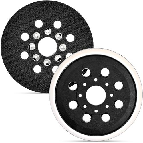 2 Stück 123mm Schleiftellerschoner 5 Zoll 8 Loch PU Professional Schleifteller mit GEX125-1A Exzentrischer Schleifmaschine 2 Stück 123mm Schleiftellerschoner 5 Zoll 8 Loch PU Professional Schleifteller mit GEX125-1A Exzentrischer Schleifmaschine von MINSHUXI