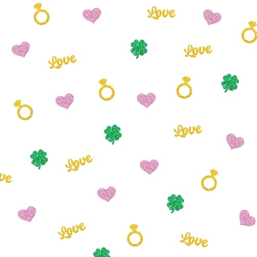 St. Patrick's Day Hochzeitskonfetti, Kleeblatt Tischkonfetti, St. Patrick's Day Verlobung Papierkonfetti, Kleeblatt Ausschnitt für Lucky Irish Party Tischdekoration St. Patrick's Day Hochzeitskonfetti, Kleeblatt Tischkonfetti, St. Patrick's Day Verlobung Papierkonfetti, Kleeblatt Ausschnitt für Lucky Irish Party Tischdekoration von MINUET MINUTE