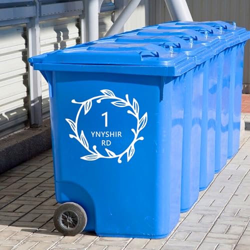 1–5 Stück Personalisierte Mülltonnenetiketten, Individuelle Vinyl-Aufkleber For Mülltonnen, Individueller Mülltonnenaufkleber Mit Hausnummer Und Straßenname, Adressaufkleber For Mülltonnen(5pcs) 1–5 Stück Personalisierte Mülltonnenetiketten, Individuelle Vinyl-Aufkleber For Mülltonnen, Individueller Mülltonnenaufkleber Mit Hausnummer Und Straßenname, Adressaufkleber For Mülltonnen(5pcs) von MINXLTD