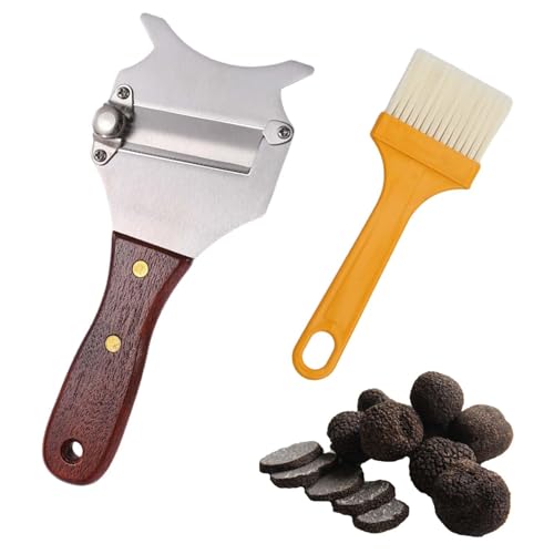 MINZHI Trüffelreibe,Trüffelhobel,Trüffel Hobel,Trüffelhobel Edelstahl,Profi Käsehobel, Cheese Slicer mit Einstellbarer Dicke,Mit Bürste, für Küche, Restaurant,kann Trüffel,Schokolade, Käse schneiden MINZHI Trüffelreibe,Trüffelhobel,Trüffel Hobel,Trüffelhobel Edelstahl,Profi Käsehobel, Cheese Slicer mit Einstellbarer Dicke,Mit Bürste, für Küche, Restaurant,kann Trüffel,Schokolade, Käse schneiden von MINZHI