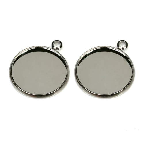 MIONGKI 10 Stück/Beutel Eisen-Cabochon-Basisblenden, blanko, für Schmuckherstellung, Armband, Anhänger, Tablett, Blenden, blanko MIONGKI 10 Stück/Beutel Eisen-Cabochon-Basisblenden, blanko, für Schmuckherstellung, Armband, Anhänger, Tablett, Blenden, blanko von MIONGKI