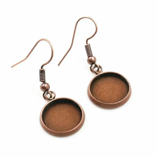 MIONGKI 10 Stück 12 mm Tablett Lünette Cabochon Ohrring Haken Rohling Fassung Runde Anhänger Ohr Basis Erkenntnisse für DIY Glas Cameo Schmuckherstellung MIONGKI 10 Stück 12 mm Tablett Lünette Cabochon Ohrring Haken Rohling Fassung Runde Anhänger Ohr Basis Erkenntnisse für DIY Glas Cameo Schmuckherstellung von MIONGKI