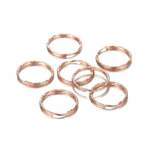 MIONGKI 20/50 Stück 25 mm Metall-Schlüsselring, blanker Kreis, Schlüsselhalter, Geteilte Ringverbinder für DIY-Schlüsselanhänger, Schmuckzubehör, Herstellung von Zubehör von MIONGKI