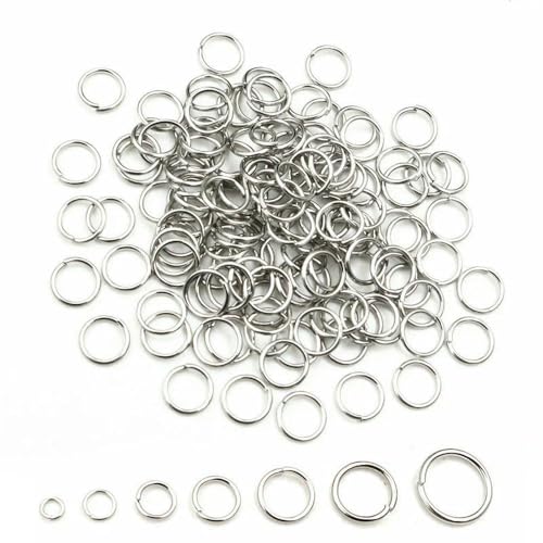 MIONGKI 200 Stück 3/4/5/6/7/8/10 mm Edelstahl Goldfarben Split Biegeringe DIY Schmuckzubehör Offene Einzelschlaufen zur Schmuckherstellung MIONGKI 200 Stück 3/4/5/6/7/8/10 mm Edelstahl Goldfarben Split Biegeringe DIY Schmuckzubehör Offene Einzelschlaufen zur Schmuckherstellung von MIONGKI