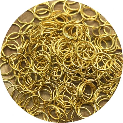 MIONGKI 4/6/8/10 mm offene Biegeringe aus Metall, Spaltringe, Verbinder für die Schmuckherstellung, DIY-Schmuckzubehör, Schmuckherstellungszubehör MIONGKI 4/6/8/10 mm offene Biegeringe aus Metall, Spaltringe, Verbinder für die Schmuckherstellung, DIY-Schmuckzubehör, Schmuckherstellungszubehör von MIONGKI