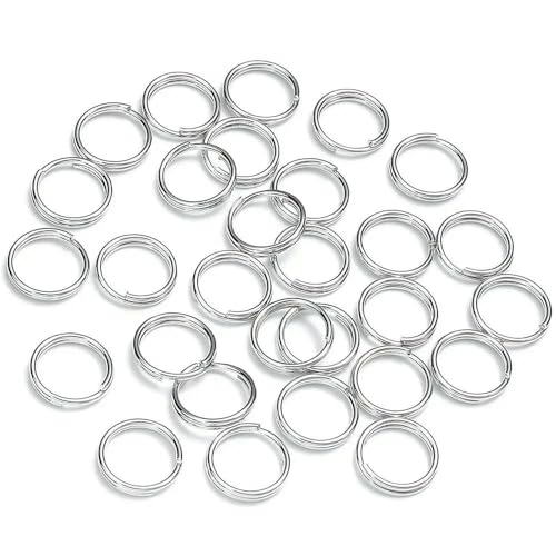 MIONGKI 4–20 mm offene Biegeringe aus Edelstahl, Doppelschlaufen, Spaltringe, Verbinder für DIY-Schmuckherstellung, Zubehör, Zubehör MIONGKI 4–20 mm offene Biegeringe aus Edelstahl, Doppelschlaufen, Spaltringe, Verbinder für DIY-Schmuckherstellung, Zubehör, Zubehör von MIONGKI