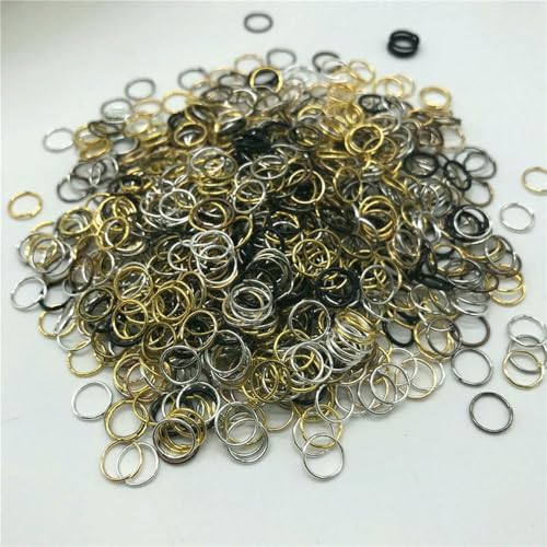 MIONGKI 4mm 6mm 8mm 10mm Metall Offene Biegeringe Spaltringe Verbinder Für DIY Schmuckherstellung MIONGKI 4mm 6mm 8mm 10mm Metall Offene Biegeringe Spaltringe Verbinder Für DIY Schmuckherstellung von MIONGKI