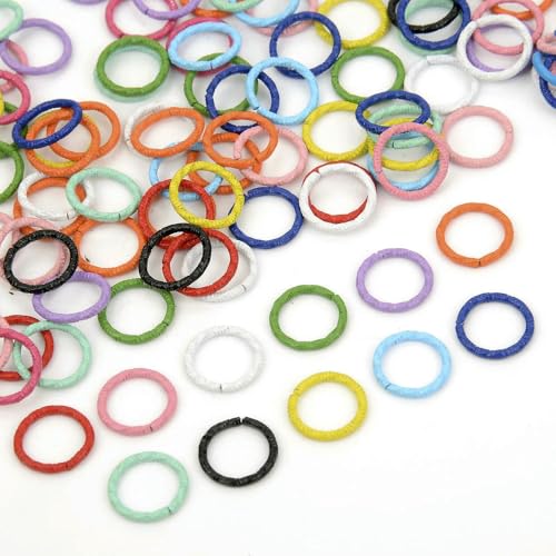 MIONGKI 50/100 Stück, 42 Farben, 10 mm, runde Legierung, offene einzelne grobe Schlaufen, Biegeringe für Hummerverbinder zur Herstellung von DIY-Schmuckzubehör MIONGKI 50/100 Stück, 42 Farben, 10 mm, runde Legierung, offene einzelne grobe Schlaufen, Biegeringe für Hummerverbinder zur Herstellung von DIY-Schmuckzubehör von MIONGKI