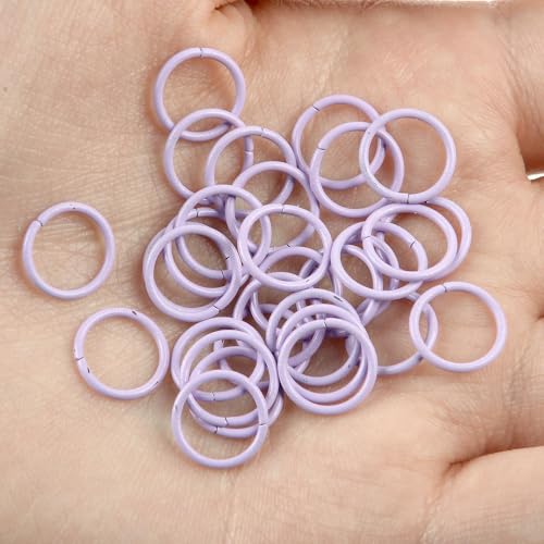 MIONGKI 50/100 Stück, 42 Farben, 10 mm, runde Legierung, offene einzelne grobe Schlaufen, Biegeringe für Hummerverbinder zur Herstellung von DIY-Schmuckzubehör MIONGKI 50/100 Stück, 42 Farben, 10 mm, runde Legierung, offene einzelne grobe Schlaufen, Biegeringe für Hummerverbinder zur Herstellung von DIY-Schmuckzubehör von MIONGKI