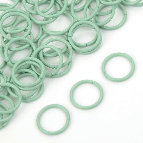MIONGKI 50/100 Stück 10 mm ungleichmäßig runde Legierung offene Einzelschlaufen Biegeringe Karabinerverbinder für DIY-Schmuckherstellung Zubehör MIONGKI 50/100 Stück 10 mm ungleichmäßig runde Legierung offene Einzelschlaufen Biegeringe Karabinerverbinder für DIY-Schmuckherstellung Zubehör von MIONGKI
