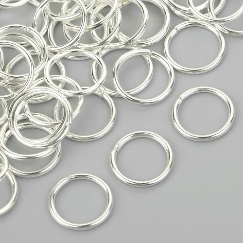 MIONGKI 50/100 Stück 10 mm ungleichmäßig runde Legierung offene Einzelschlaufen Biegeringe Karabinerverbinder für DIY-Schmuckherstellung Zubehör MIONGKI 50/100 Stück 10 mm ungleichmäßig runde Legierung offene Einzelschlaufen Biegeringe Karabinerverbinder für DIY-Schmuckherstellung Zubehör von MIONGKI