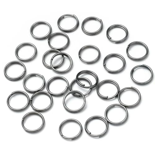 MIONGKI 50–200 Stück Doppelschlaufen, offene Biegeringe, vergoldete und versilberte Metall-Split-Ringe, Verbinder für die Schmuckherstellung, DIY, handgefertigte Zubehörteile MIONGKI 50–200 Stück Doppelschlaufen, offene Biegeringe, vergoldete und versilberte Metall-Split-Ringe, Verbinder für die Schmuckherstellung, DIY, handgefertigte Zubehörteile von MIONGKI