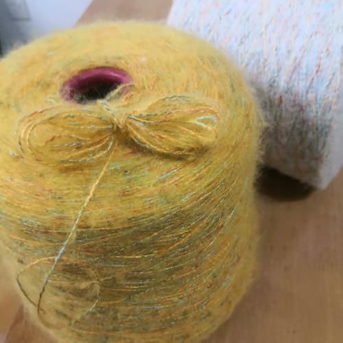 MIONGKI 500g Mohair Seide Wolle Garn zum Stricken dünne Angora Häkelfaden weiche DIY Pullover Schal Schal Puffy Line MIONGKI 500g Mohair Seide Wolle Garn zum Stricken dünne Angora Häkelfaden weiche DIY Pullover Schal Schal Puffy Line von MIONGKI
