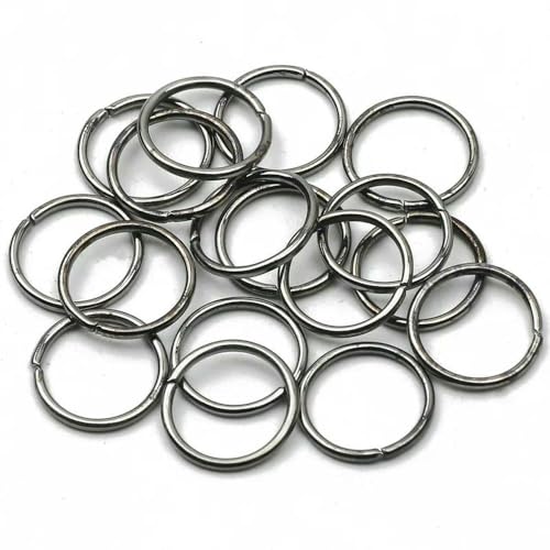 MIONGKI Farbige 3–16 mm Metall einzelne runde Biegeringe Spaltringe Verbinder für DIY Schmuckherstellung Halskette Armband Zubehör MIONGKI Farbige 3–16 mm Metall einzelne runde Biegeringe Spaltringe Verbinder für DIY Schmuckherstellung Halskette Armband Zubehör von MIONGKI