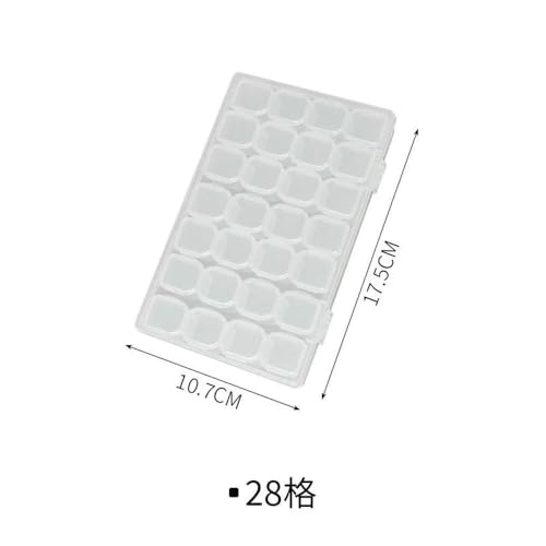 MIONGKI Schmuckschatulle, tragbar, transparent, für Ohrringe, Halsketten und Ohrringe MIONGKI Schmuckschatulle, tragbar, transparent, für Ohrringe, Halsketten und Ohrringe von MIONGKI