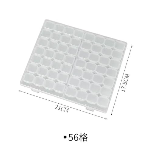MIONGKI Schmuckschatulle, tragbar, transparent, für Ohrringe, Halsketten und Ohrringe MIONGKI Schmuckschatulle, tragbar, transparent, für Ohrringe, Halsketten und Ohrringe von MIONGKI