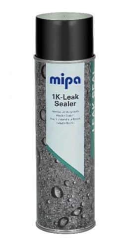 Mipa 1K-Leak-Sealer Spray zum abdichten und füllen von Löchern, Rissen und undichten Stellen, schwarz, 500 g von MIPA