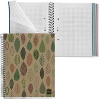 MIQUELRIUS Collegeblock Eco Desgin 4 kariert DIN A5 Innenrand, 1 St. von MIQUELRIUS