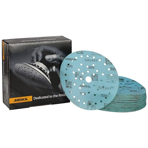 Mirka Galaxy Epoxid Schleifpapier 150mm Klett Korn 500 zum Schleifen von Epoxidharz, Holz, Epoxy, Rivertable / 50 Stk Schleifscheiben Mirka Galaxy Epoxid Schleifpapier 150mm Klett Korn 500 zum Schleifen von Epoxidharz, Holz, Epoxy, Rivertable / 50 Stk Schleifscheiben von MIRKA