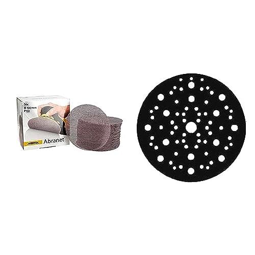 Bundle aus Mirka Abranet Netz-Schleifscheiben Ø 150 mm Klett / Korn P1000 / 50 Stk + Mirka Schutzauflage Ø 150mm 67-Loch, 5 Stück, zum Schützen von Schleiftellern mit Klettbelag Bundle aus Mirka Abranet Netz-Schleifscheiben Ø 150 mm Klett / Korn P1000 / 50 Stk + Mirka Schutzauflage Ø 150mm 67-Loch, 5 Stück, zum Schützen von Schleiftellern mit Klettbelag von MIRKA