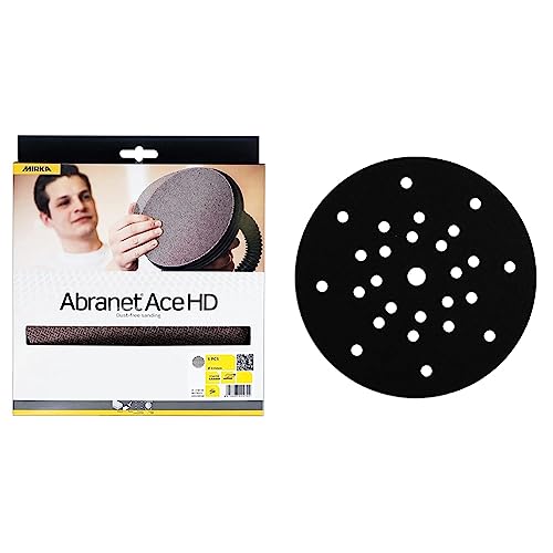 Mirka Abranet Ace HD Netz Schleifscheiben Ø 225mm Klett/Korn P40 / 5 Scheiben/Für Trockenbauschleifer Wand- und Deckenschleifer & Schutzauflage Ø 225mm 27-Loch, 1 Stück Mirka Abranet Ace HD Netz Schleifscheiben Ø 225mm Klett/Korn P40 / 5 Scheiben/Für Trockenbauschleifer Wand- und Deckenschleifer & Schutzauflage Ø 225mm 27-Loch, 1 Stück von MIRKA