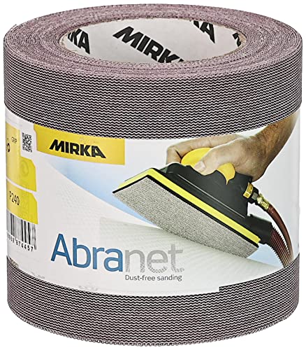 Mirka Abranet Netz-Schleifrolle 115 mm x 10 m Klett/Korn P240 / 1 Rolle/zum Schleifen von Holz, Spachtel, Lack, Kunststoff / 545BY001253R Mirka Abranet Netz-Schleifrolle 115 mm x 10 m Klett/Korn P240 / 1 Rolle/zum Schleifen von Holz, Spachtel, Lack, Kunststoff / 545BY001253R von MIRKA